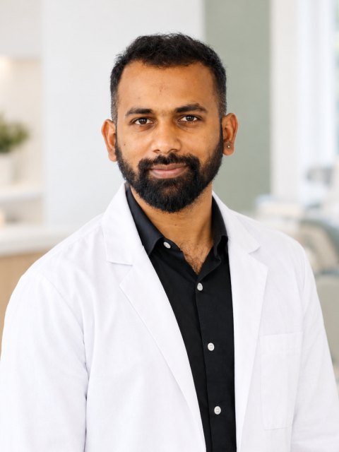 Dr. Praveen Ch Gowda, orthodontist at Trupti Multispeciality Dental Clinic